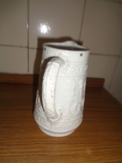 Vintage White Ceramic Jug for Sale