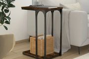 Side Table Smoked Oak 40x30x60 cm Engineered Wood