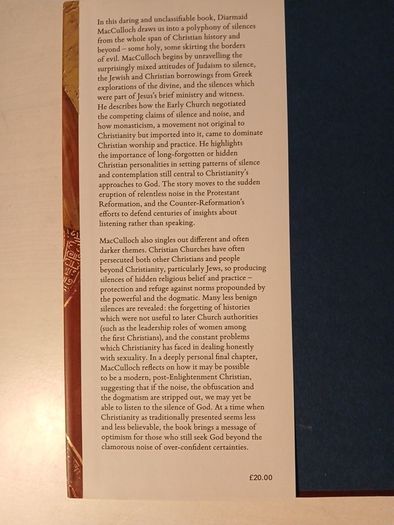 Silence - A Christian History by Diarmaid MacCulloch