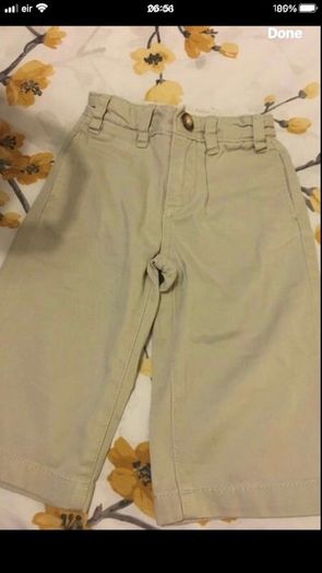 Boys gap trousers 12/18 mths