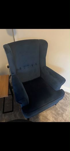 Navy Armchair