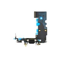 For iPhone SE 2nd 2020 Charging Port Dock Connector Replacement Flex Cable Black - FHT09IPCP