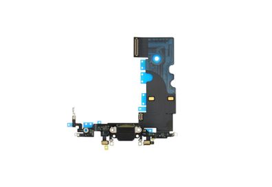 For iPhone SE 2nd 2020 Charging Port Dock Connector Replacement Flex Cable Black - FHT09IPCP