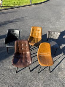Leather Restaurant Chairs (x44)