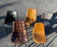 Leather Restaurant Chairs (x44)