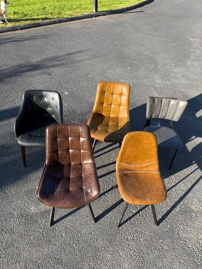 Leather Restaurant Chairs (x44)