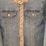 ladies denim jacket size 10-12 Image 2