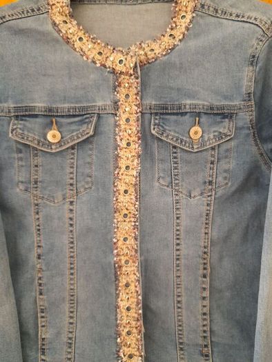 ladies denim jacket size 10-12