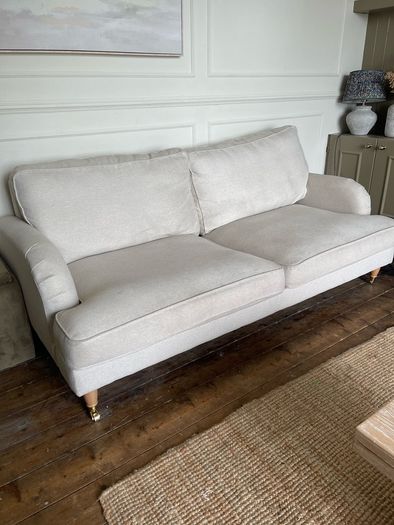 3 seater couch & 2 seater couch beige set