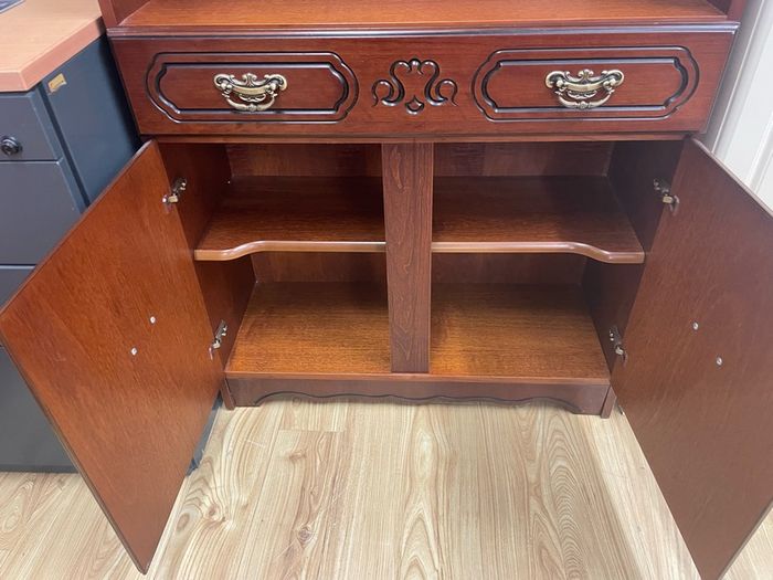 Mahogany Wall Unit with Storage