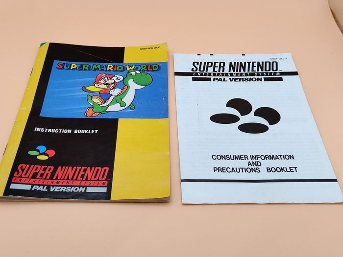 Super Mario World Manual SNES