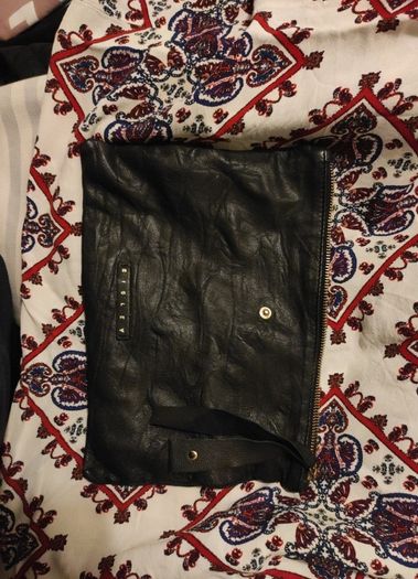 Sisley Black Leather Bag