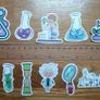 50pcs Chemistry Equipment Funny Stickers Decals Image 6