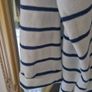 Navy/white striped top Image 6