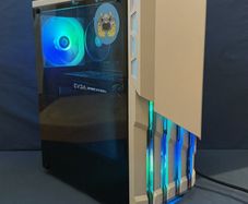 White Rgb Gaming Pc Ryzen 2700x, Gtx 1070 Ti, 16gb Ram, 1tb Ssd