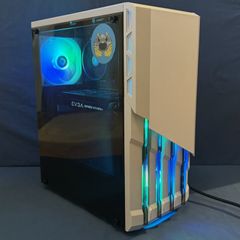 White Rgb Gaming Pc Ryzen 2700x, Gtx 1070 Ti, 16gb Ram, 1tb Ssd