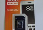 8Gb Micro SDHC Memory Card GoodRam Secure Digital + SD Adapter LIFETIME WARRANTY