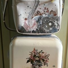 Parfois Cabin Size Case and Matching Bag