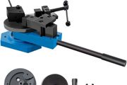 SBG-40 Metal Scroll Bender High-Hardened Steel Scroll Bender Combination of Scroll Radius and Angle Bending Universal Metal Rod Bender