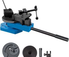 SBG-40 Metal Scroll Bender High-Hardened Steel Scroll Bender Combination of Scroll Radius and Angle Bending Universal Metal Rod Bender