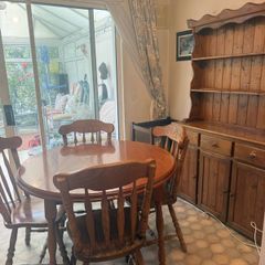 Solid Pine extendable table