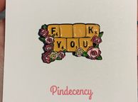 main image for ad Eff You cheeky and pretty enamel pin!
