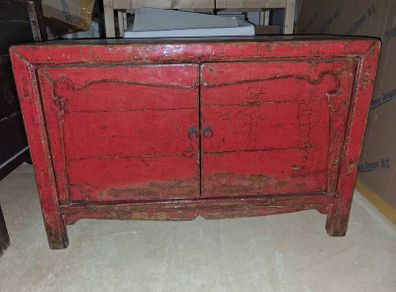 Chinese style lacquer cabinet