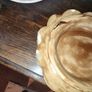 Large Antique Victorian Majolica Cheese Dome & Stand Oak Leaf & Bark Image 5
