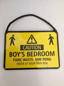 Bedroom Door Sign