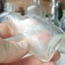 468 - Set of 6 Vintage Clear Glass Cork Screw Top Collectible Decorative Bottles Image 2