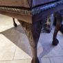 Beautiful Carved Wooden Bench Image 3