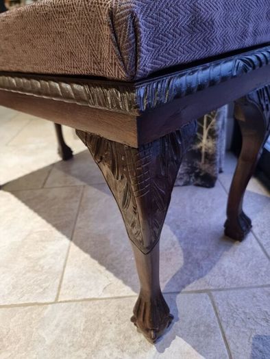 Beautiful Carved Wooden Bench