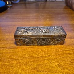 Vintage Japanese Metal Storage Box