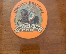 Holsten Brewery Hamburg rare beer coaster