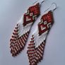 The Terracotta earrings, handwoven Image 6