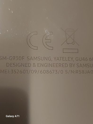 Samsung S7, SM-G930F, Not Powering On, sim tray missing, for parts or repair, excellent cosmetic condition