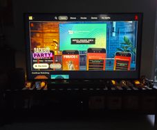 TV LG 55" 4K UHD Smart TV (webOS) + TV Bench + Baskets