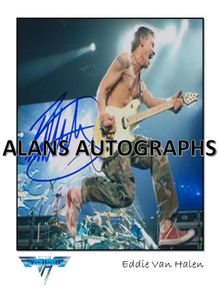 Eddie Van Halen  Autograph