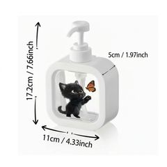 Kitten & Butterfly Soap Dispenser