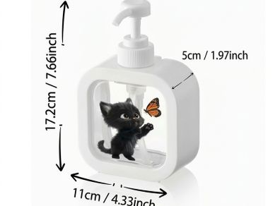 Kitten & Butterfly Soap Dispenser