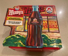 Coca Cola Rare Wendy's 25th anniversary box set