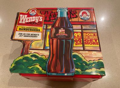 Coca Cola Rare Wendy's 25th anniversary box set