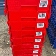 Red Storage Boxes