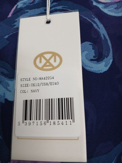 Flower design top, Marc Angelo, size 12, new with tag