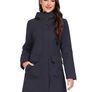 Brand New Vancavoo Women's Lightweight Transitional Jacket with Hood - Navy Blue XXL Image 2
