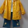 Beautiful new sunfower 3 piece raincoat tee shirt and jeans Image 3