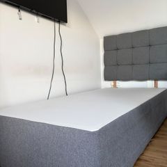 Two Single bed bases and headboards