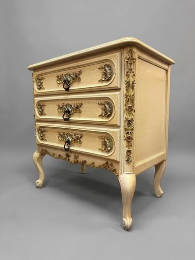 Charming French Vintage Armoire Chest of Drawers