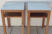 Solid Oak Bedside Lockers