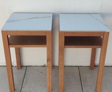 Solid Oak Bedside Lockers